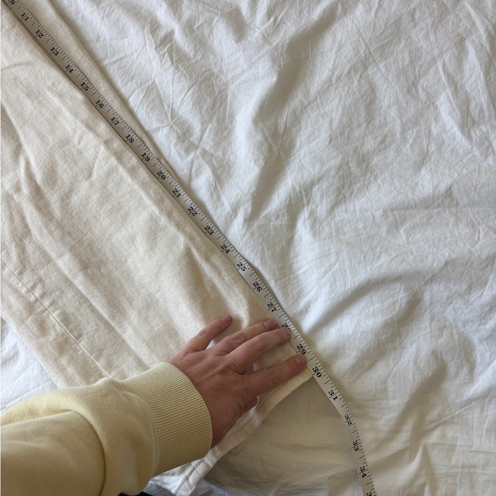 Madewell 90s Straight White Denim Jeans - Picture 6 of 8